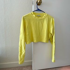 Cotton Citizen Long Sleeve Cropped Tee